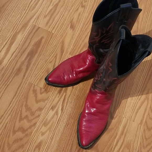 Justin Boots Shoes - Justin lizard skin boots 6 1/2